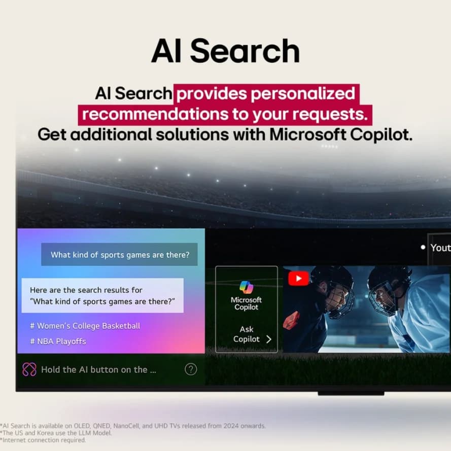 LG 75NANO81A6A 75" NanoCell AI 4K HDR Smart TV 2025 thumbnail