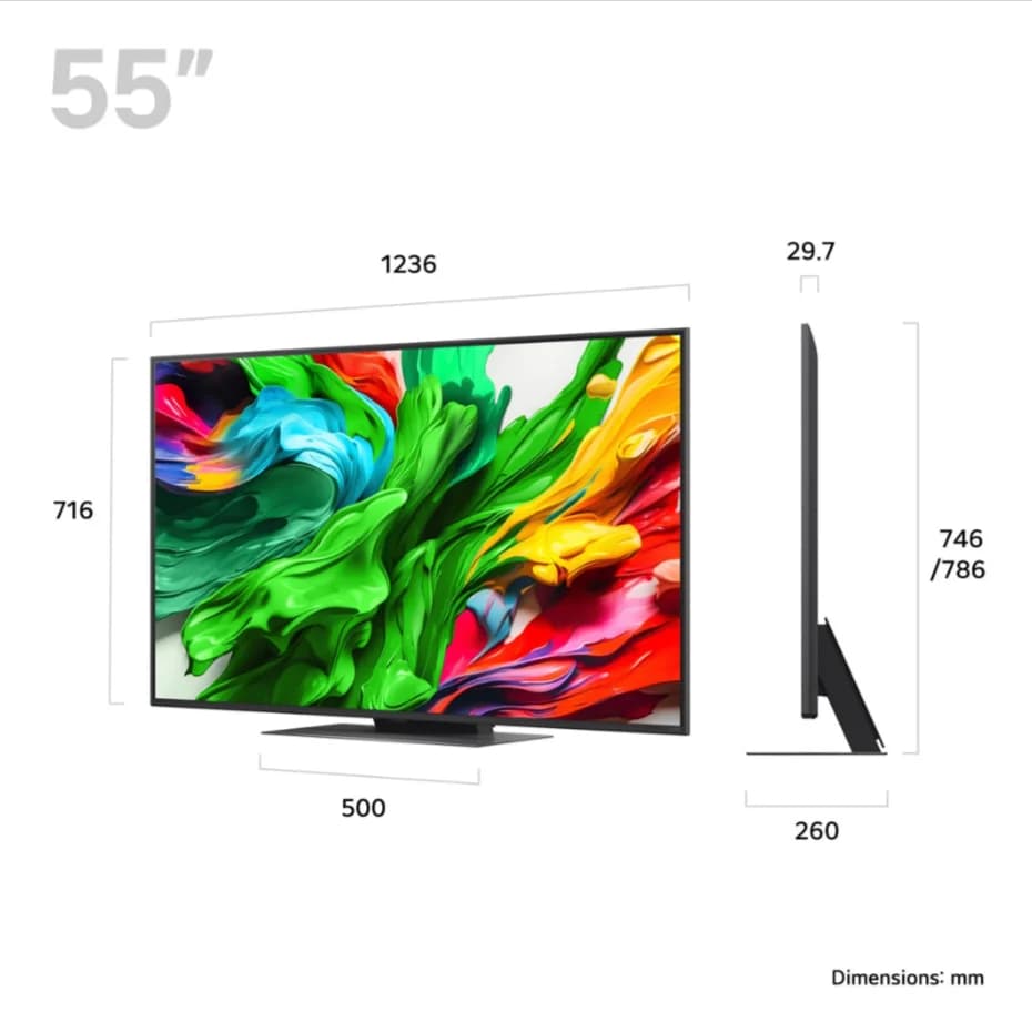 LG 55QNED86A6A 55" QNED evo AI 4K HDR Smart TV 2025 thumbnail