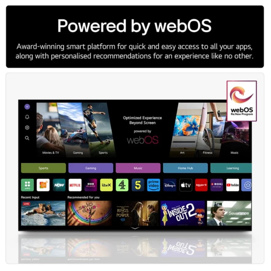 LG 55QNED86A6A 55" QNED evo AI 4K HDR Smart TV 2025 thumbnail