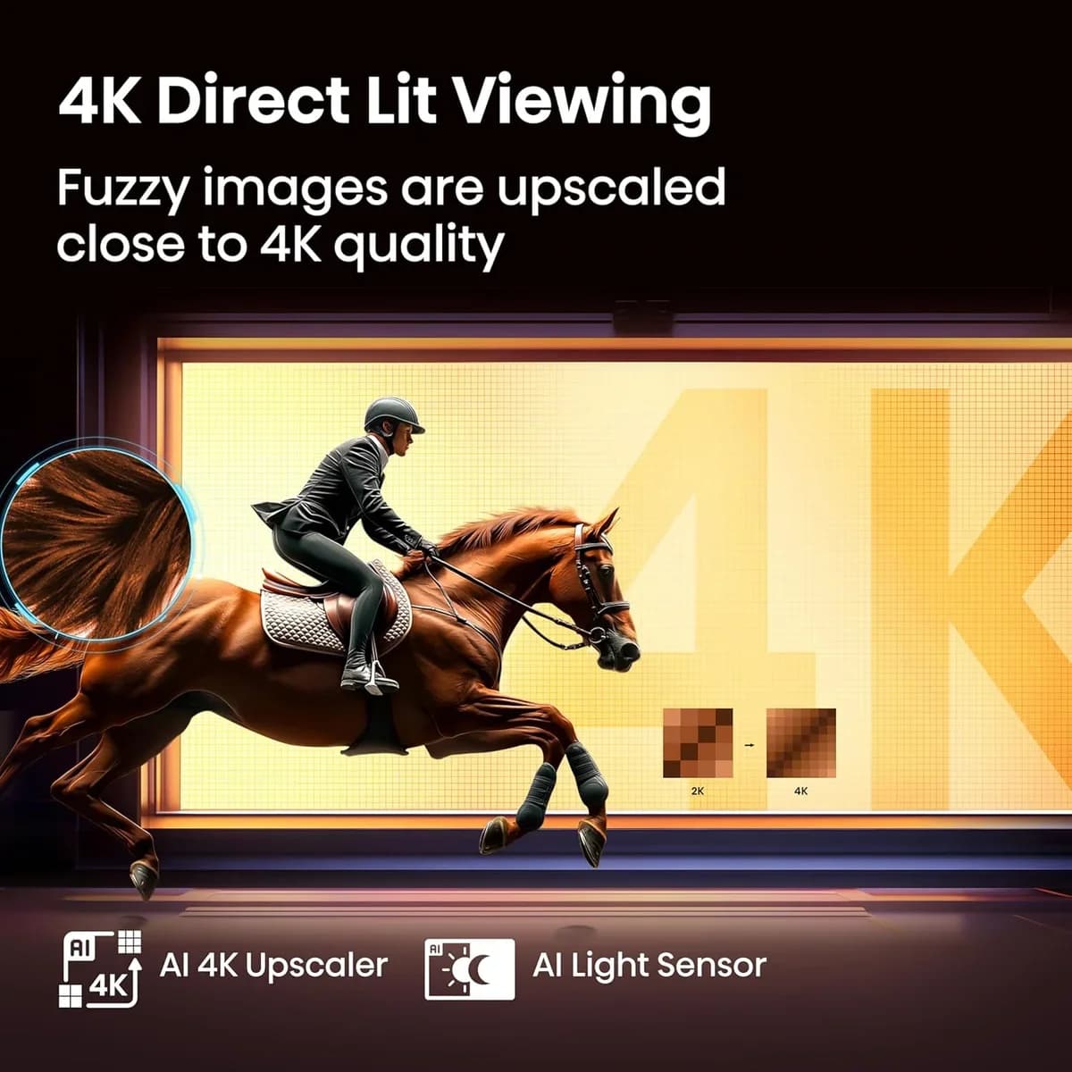 HISENSE 55E6QTUK 55" LED 4K HDR Smart TV with Freely thumbnail