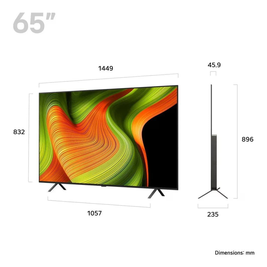 LG OLED65B56LA 65" OLED AI 4K HDR Smart TV 2025 thumbnail