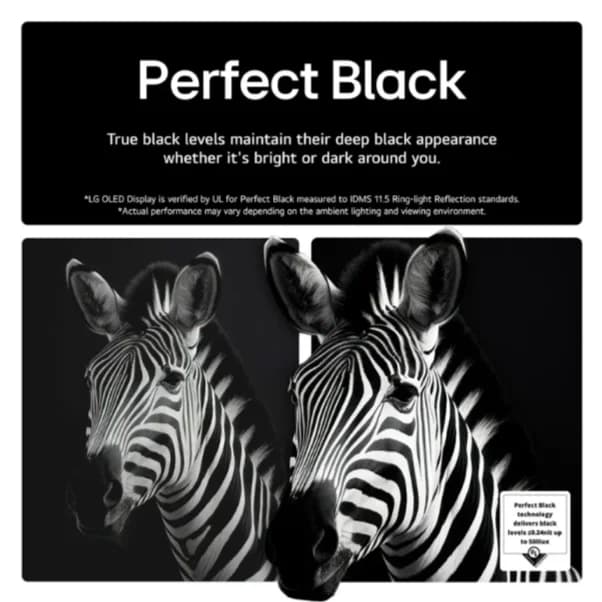 LG OLED65B56LA 65" OLED AI 4K HDR Smart TV 2025 thumbnail