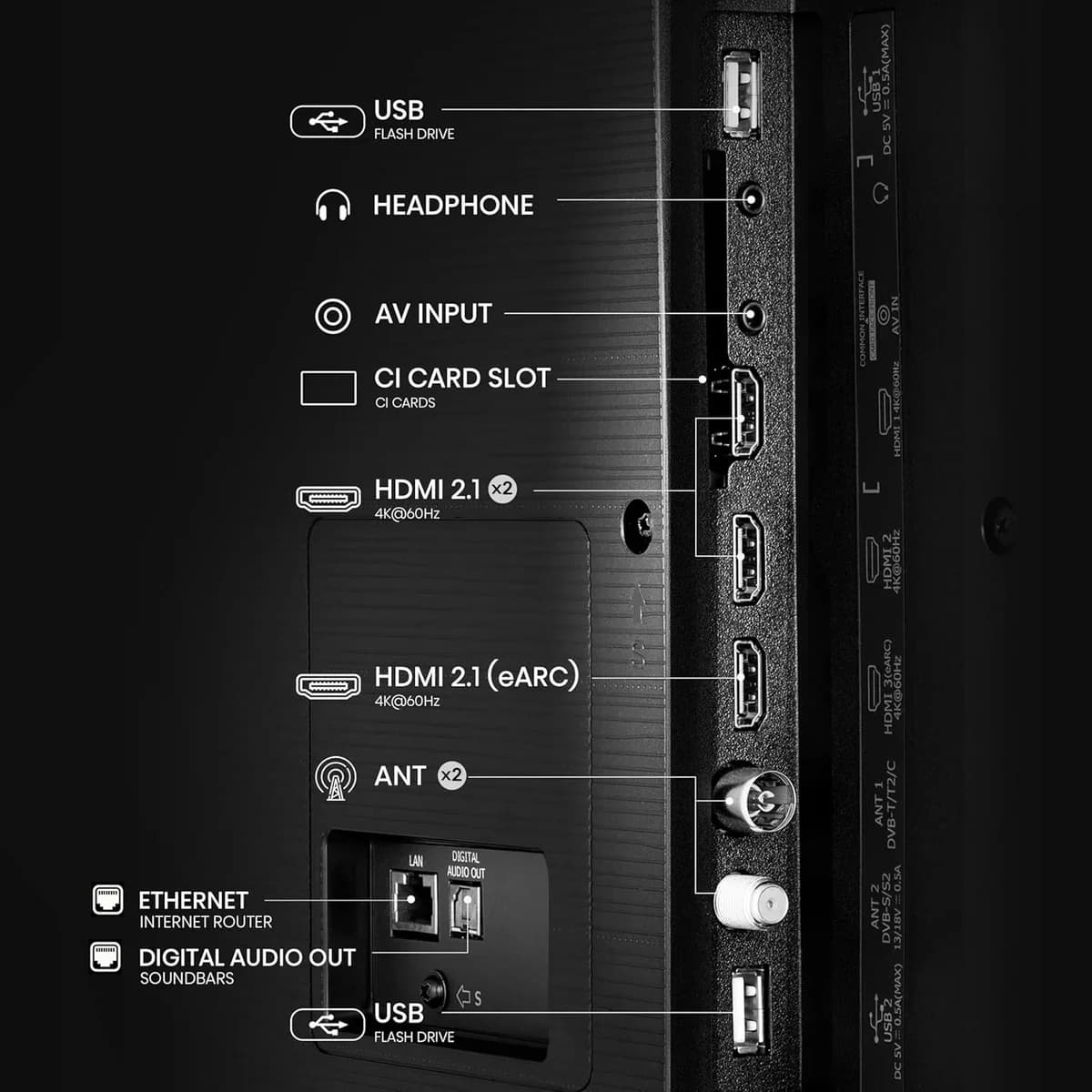 HISENSE 65E6QTUK 65" LED 4K HDR Smart TV with Freely thumbnail