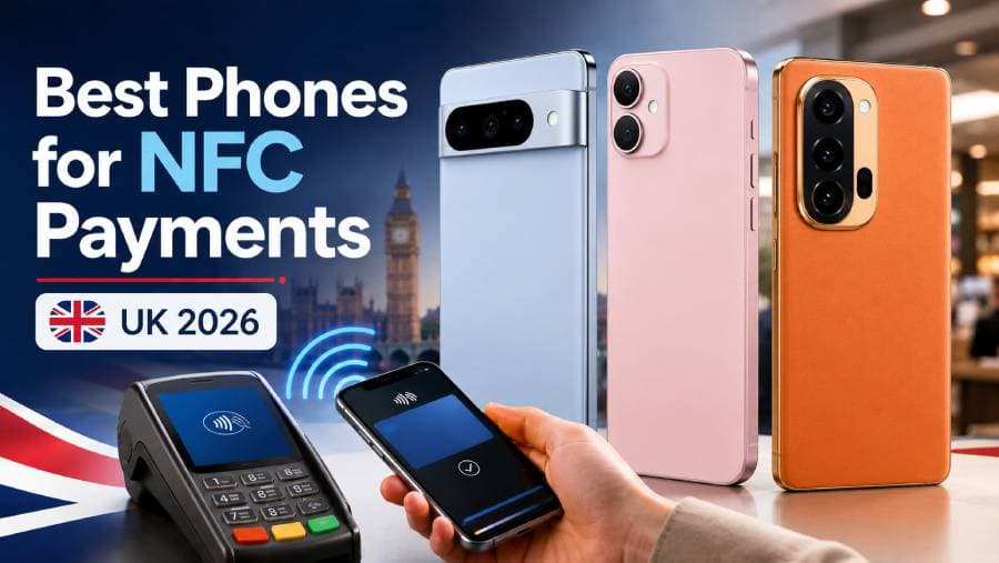 Best Phones for NFC Payments (UK 2026) – Secure Picks for Google Pay, Apple Pay & Contactless Use