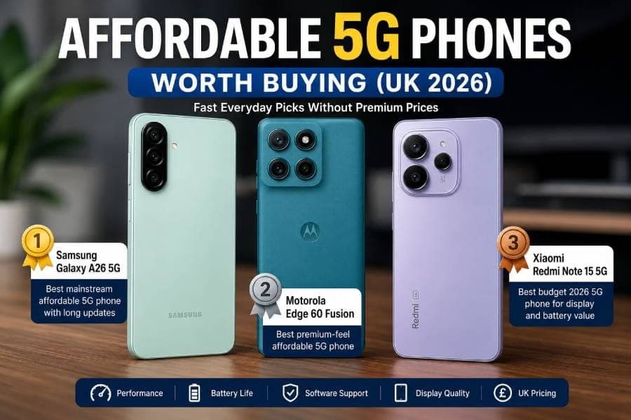 Affordable 5G Phones Worth Buying (UK 2026) – Fast Everyday Picks Without Premium Prices
