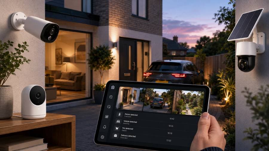 Smart Security Cameras for UK Homes (2026) – Indoor & Outdoor Picks That Actually Feel Useful
